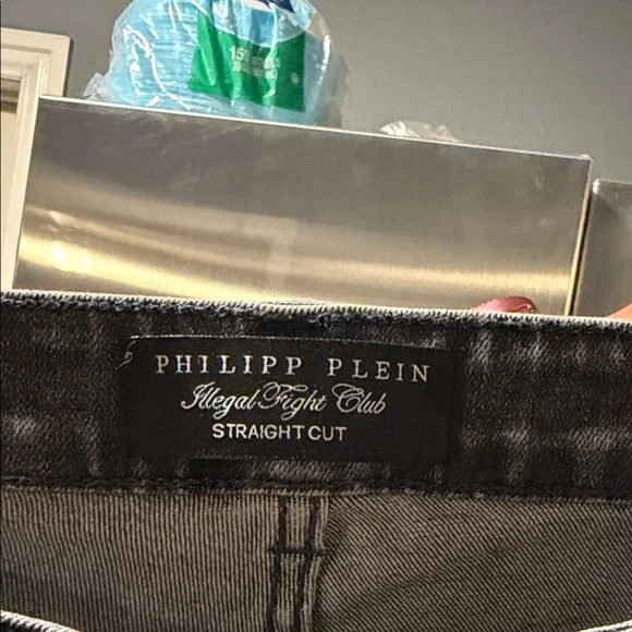 Philipp Plein Dark Gray Skinny Jeans - Picture 2 of 4